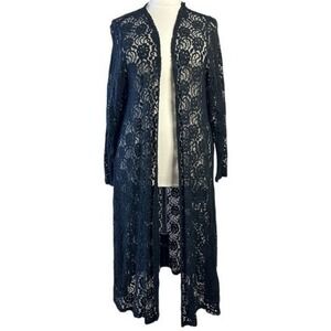 TORRID BLACK LONG SLEEVE LACE DUSTER‎ size 24